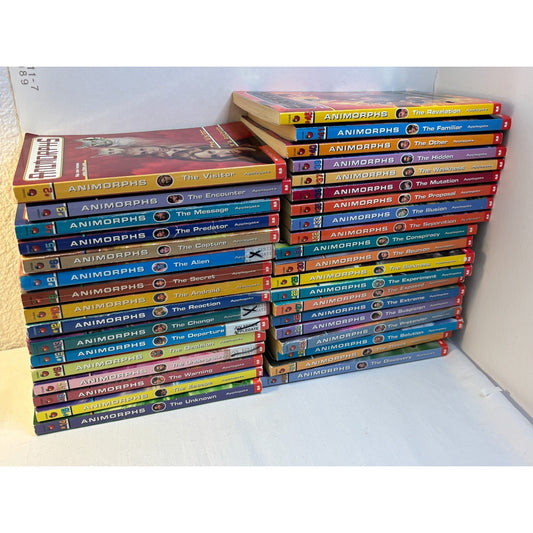 Vintage Animorphs Lot of 36 Books Nickelodeon 90s Some 1st Prints & Hard Covers