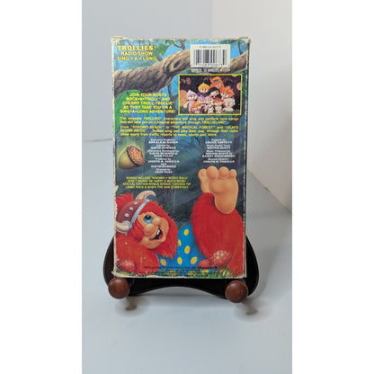 Trollies Radio Show Sing-A-Long VHS Tape Trolls 1992 Live Action Puppet