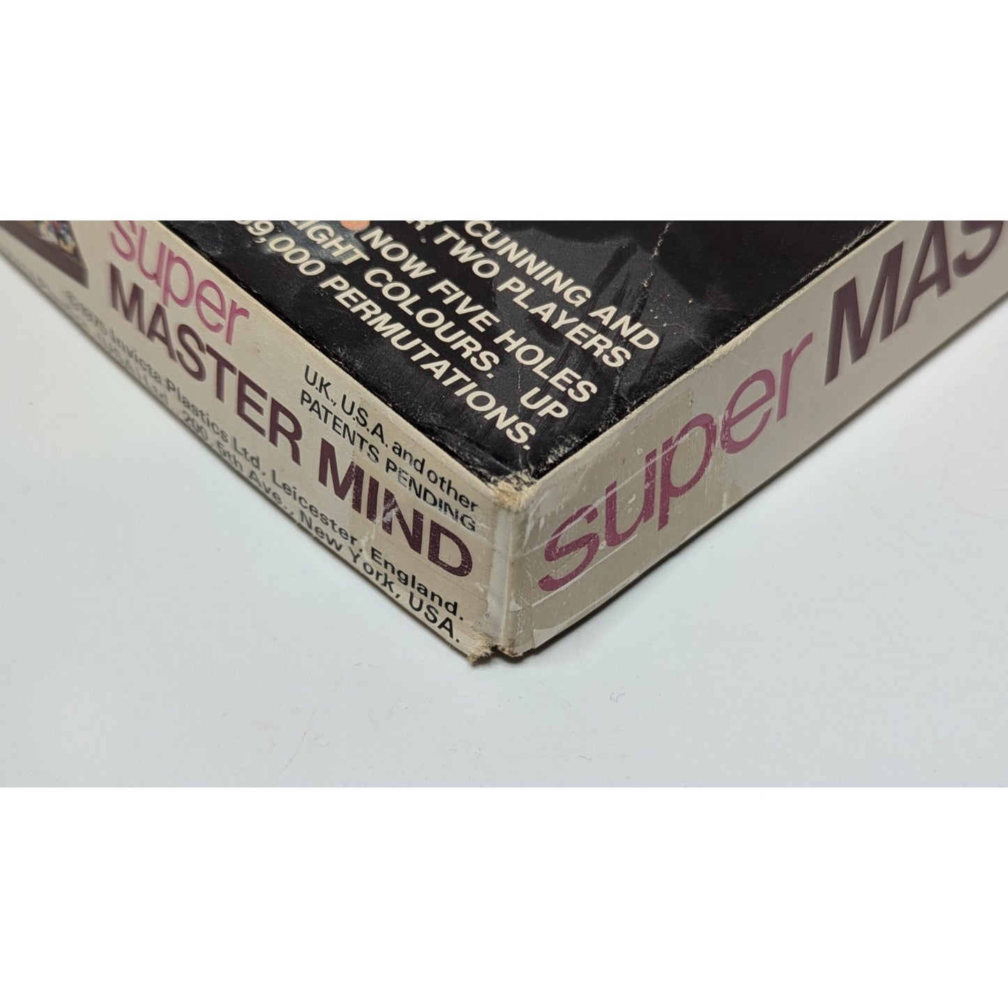 Vintage 70s Super Master Mind Board Game Invicta Code Breaking Strategy