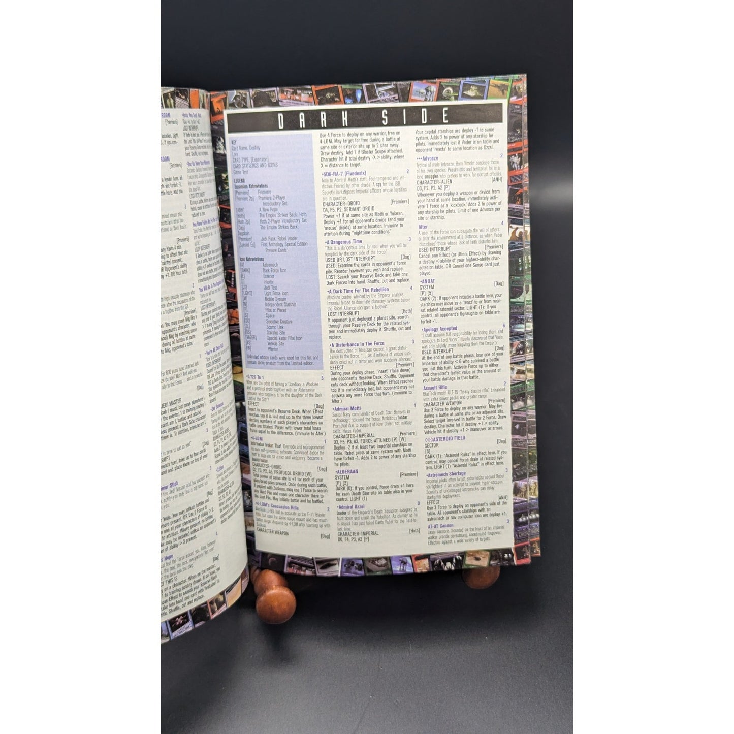 Vintage 1997 Star Wars CCG Scrye Player's Guide Card Text Glossary
