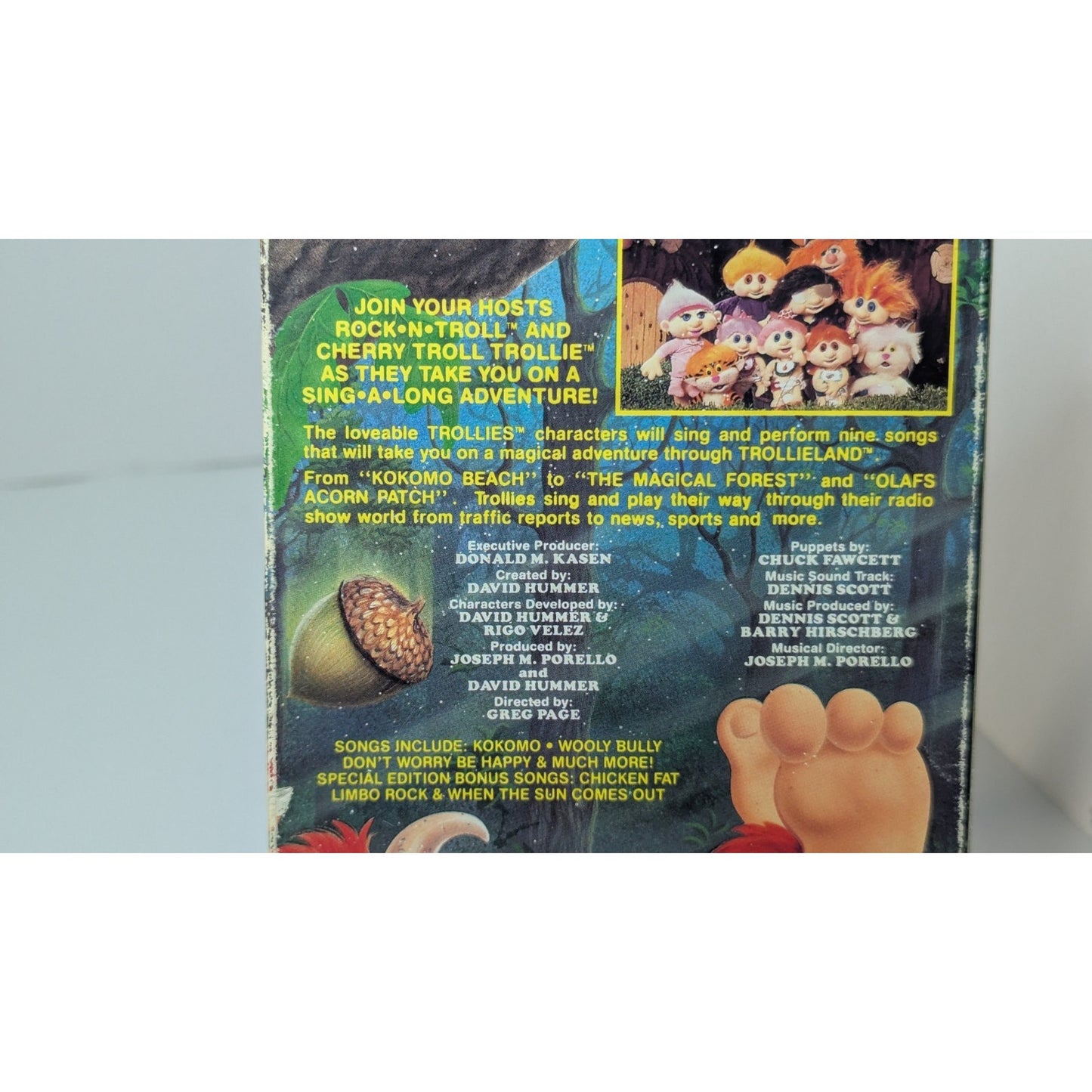 Trollies Radio Show Sing-A-Long VHS Tape Trolls 1992 Live Action Puppet