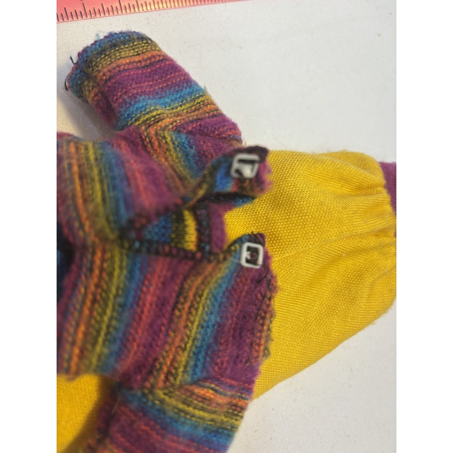 Vintage 1987 Mattel Barbie Sweater Soft Fashion #4479 Yellow & Purple Outfit