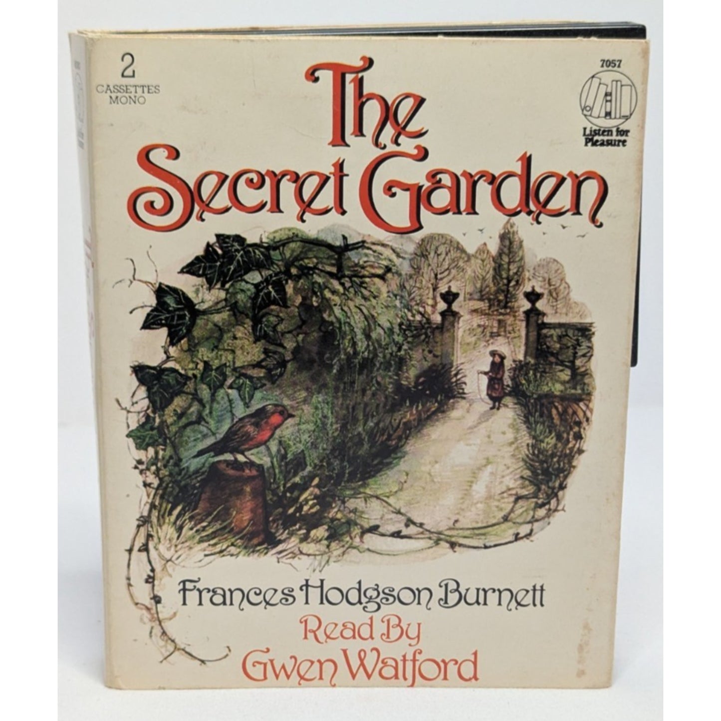Vintage 1980 Audiobook The Secret Garden Read by Gwen Watford 2 Cassette Edition