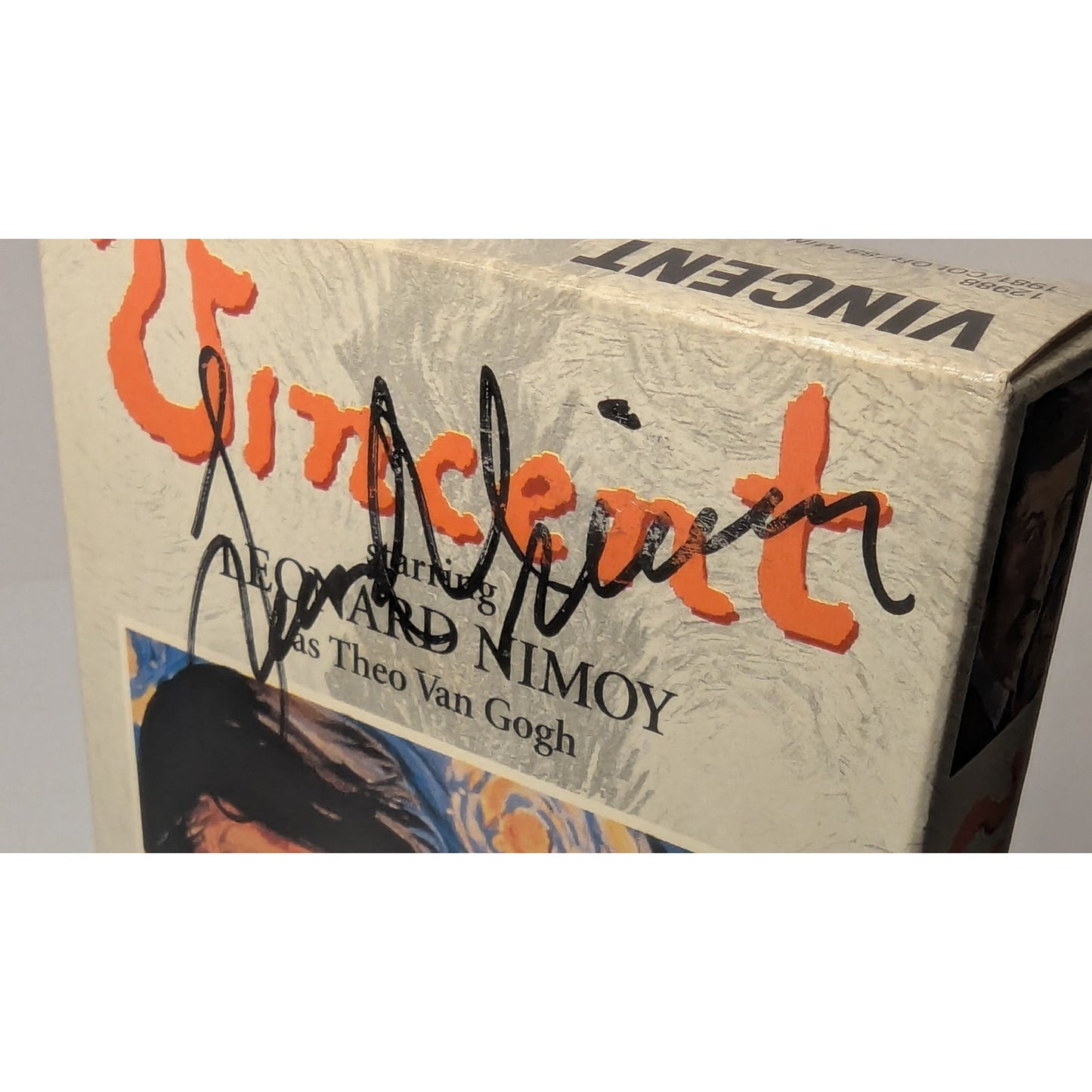 Autographed Leonard Nimoy VINCENT VHS Rare & OOP 1981 One-Man Performance Biopic