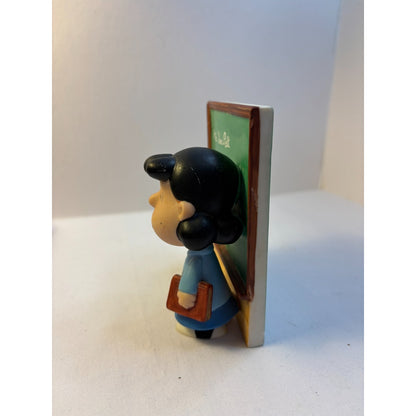 Hallmark Peanuts Gallery Lucy Ceramic Teacher Figure 1st Ed 5655 Ms Van Pelt