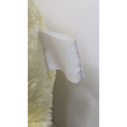 Vtg 1983 Kenner Care Bear Birthday Bear Plush Cupcake Belly Badge Yellow