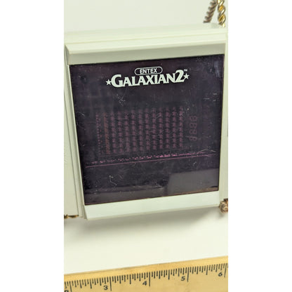 1981 Entex Galaxian 2 Vintage 2 Player Handheld Electronic Game Console TESTED
