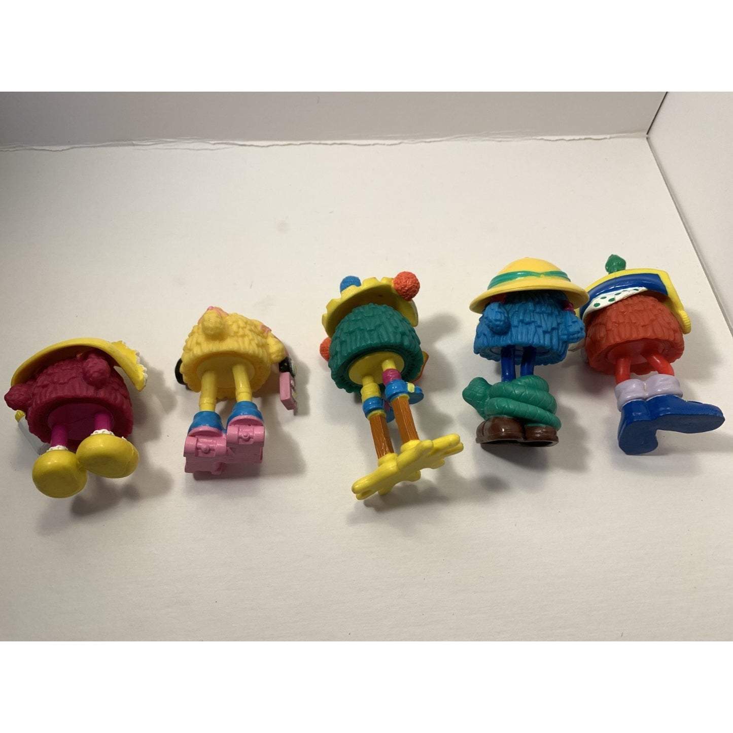 1989 McDonalds Funny Fry Friends Fry Guys Kids Happy Meal Toys Lot Of 5