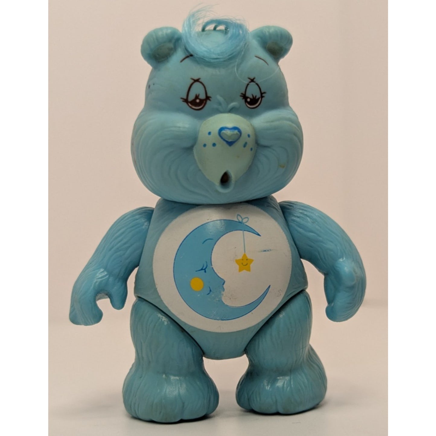Vintage 1983 Care Bears Bedtime Bear 3.5" Poseable PVC Figure D See Photos