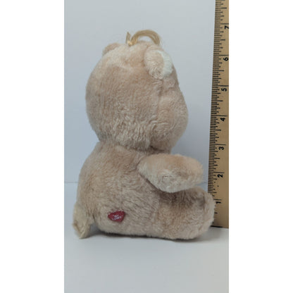Vintage Care Bears Tenderheart Bear Plush 6” Stuffed Toy Original Kenner 1983