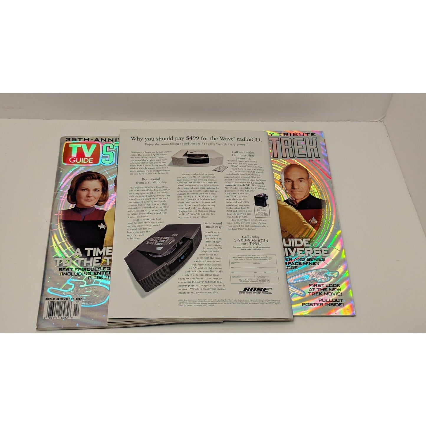 Three Star Trek 35th Tribute TV Guide Timeless Guide to the Trek Universe