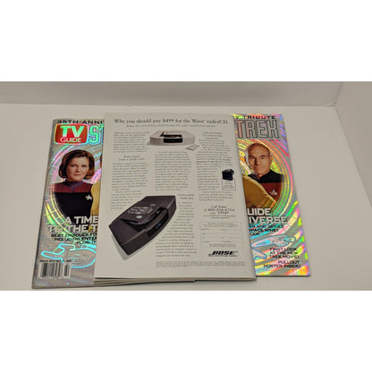 Three Star Trek 35th Tribute TV Guide Timeless Guide to the Trek Universe