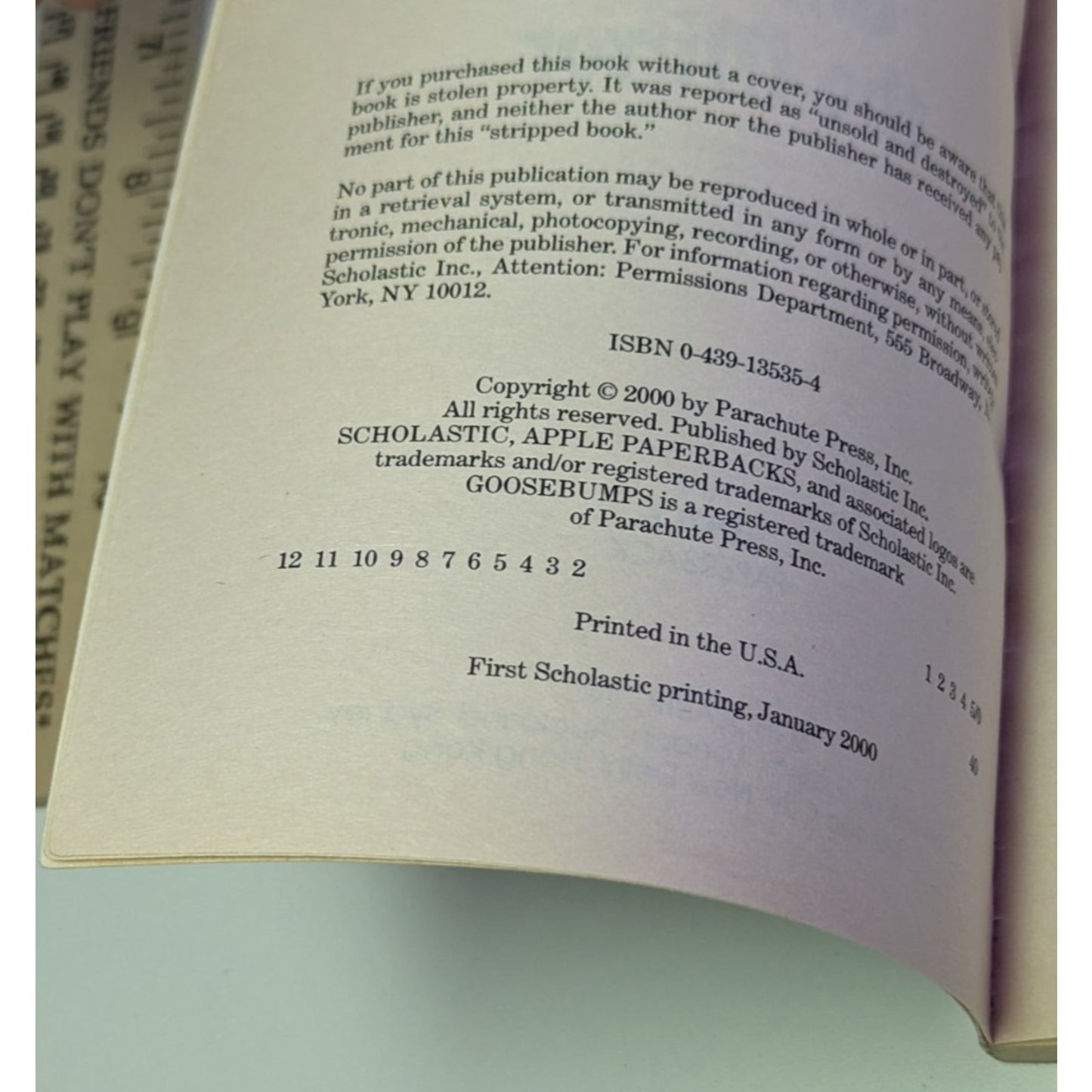 Goosebumps Series 2000 #25 Ghost in the Mirror R.L. Stine Paperback Book