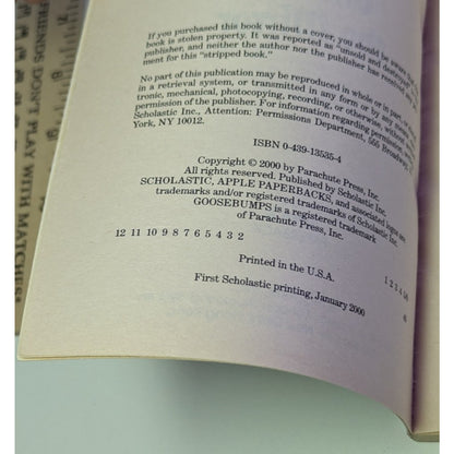 Goosebumps Series 2000 #25 Ghost in the Mirror R.L. Stine Paperback Book