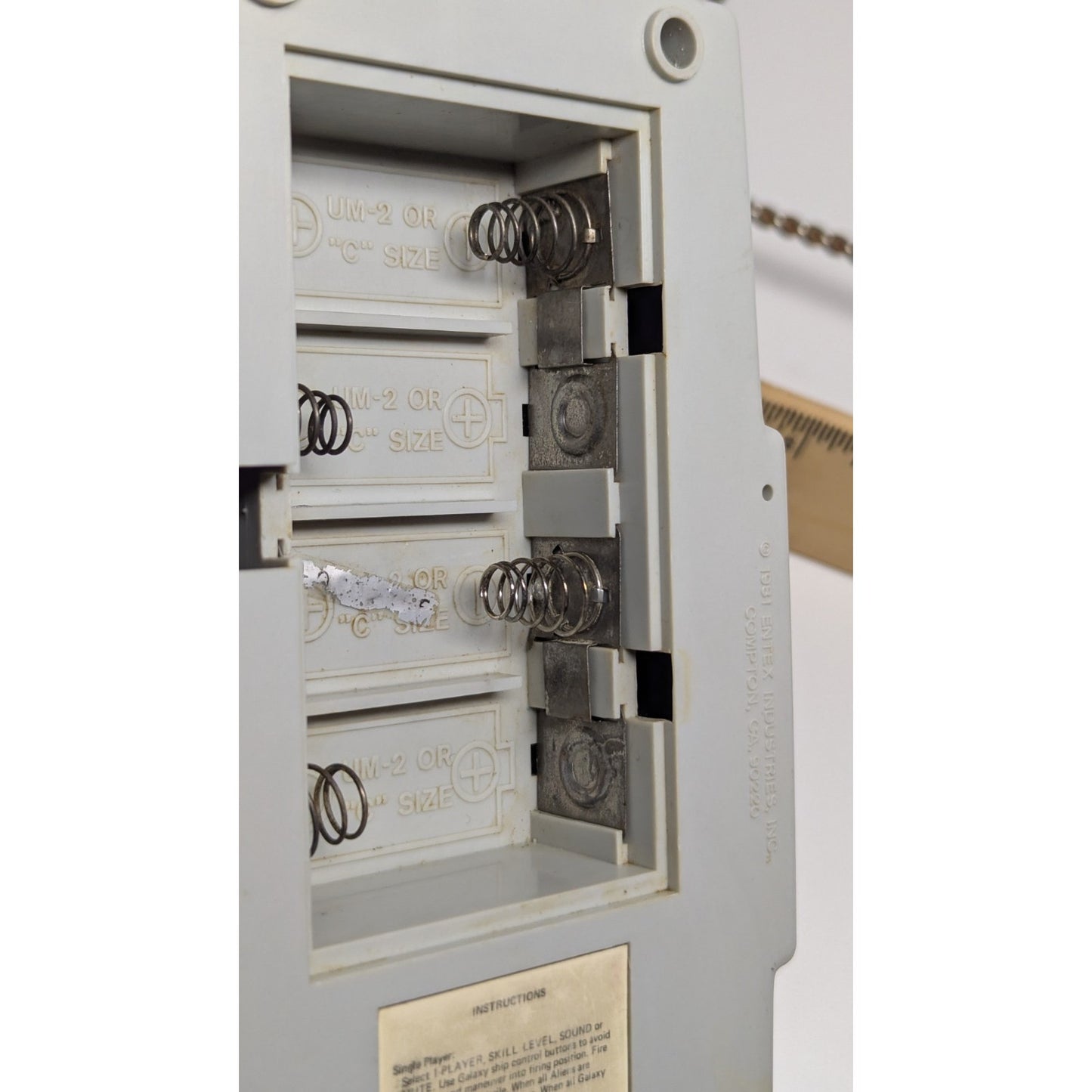 1981 Entex Galaxian 2 Vintage 2 Player Handheld Electronic Game Console TESTED