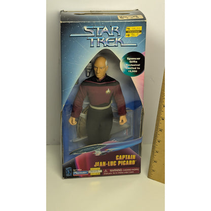 Star Trek TNG Captain Jean-Luc Picard Figure Spencer Gifts LE Playmates 1997
