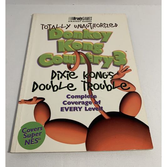 Donkey Kong Country 3 Dixie Unauthorized Brady Strategy SNES Players Guide
