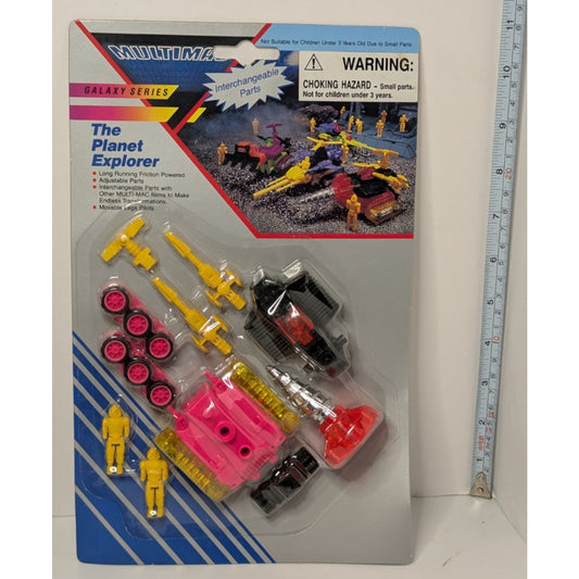 Vintage 80s Multimac Galaxy Series Planet Explorer Building Toys Mighty Drill
