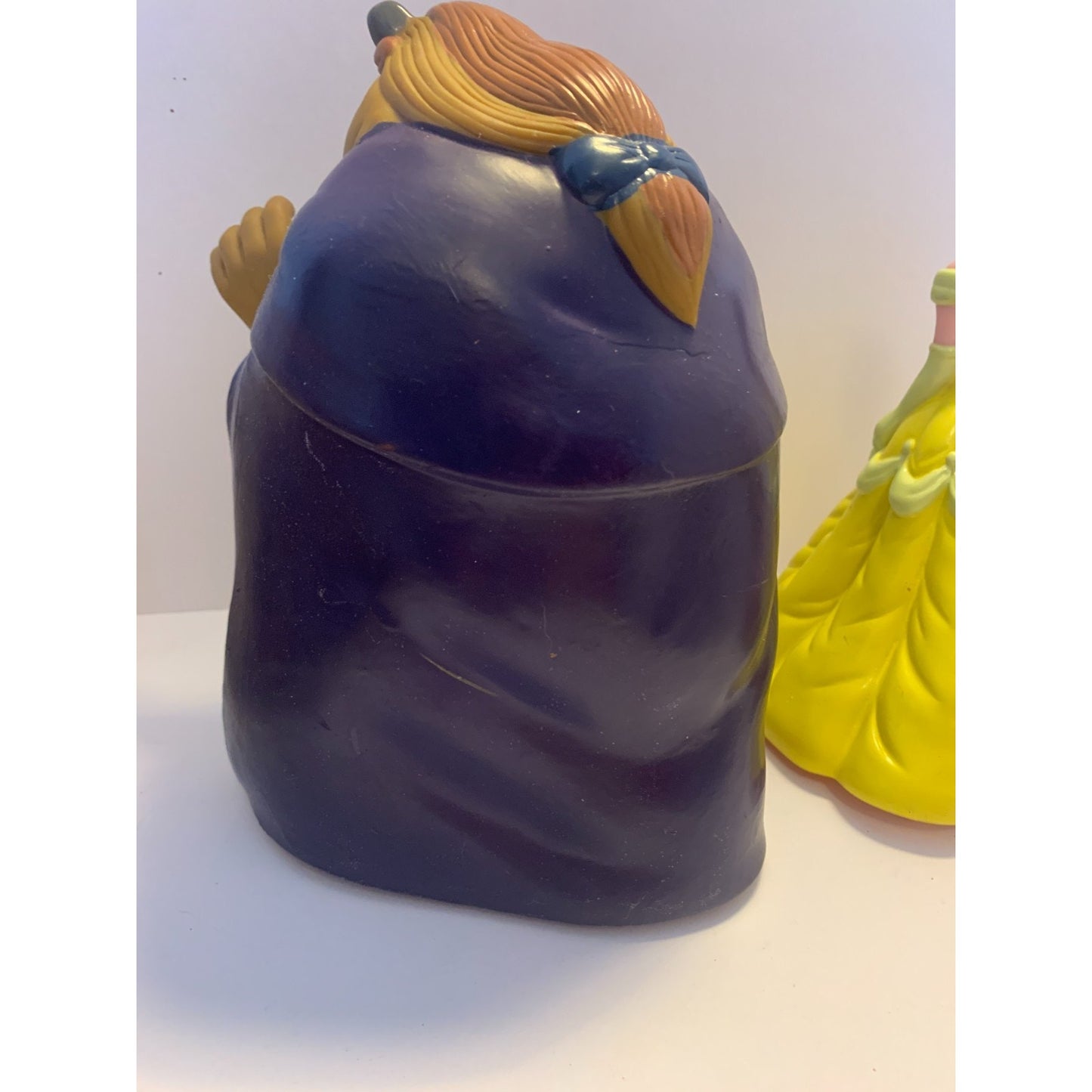 Disney Beauty and the Beast Hand Puppets 1992 Rubber Pizza Hut Set of 3