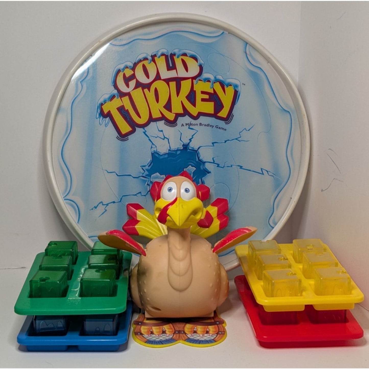 Vintage 1995 Cold Turkey Game Milton Bradley Complete & Works Used In Box