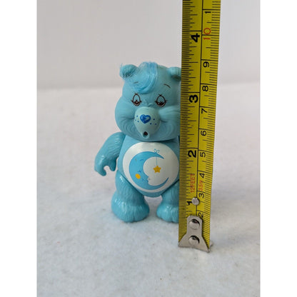 Vintage AGC 1983 Kenner Care Bears Blue Moon Bedtime Bear Figure 3.5"