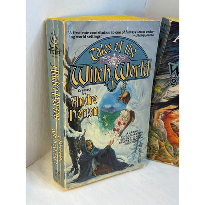 Lot 2 Books Tales of the Witch World 1 & 2 Andre Norton Vintage 1989 Paperback