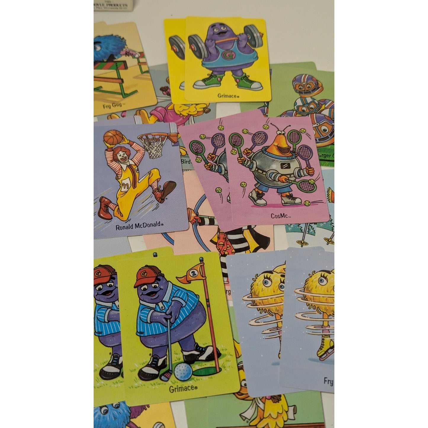 Vintage Happy Meal Toy McDonaldland Funset Birdie Old Maid Card Game Complete