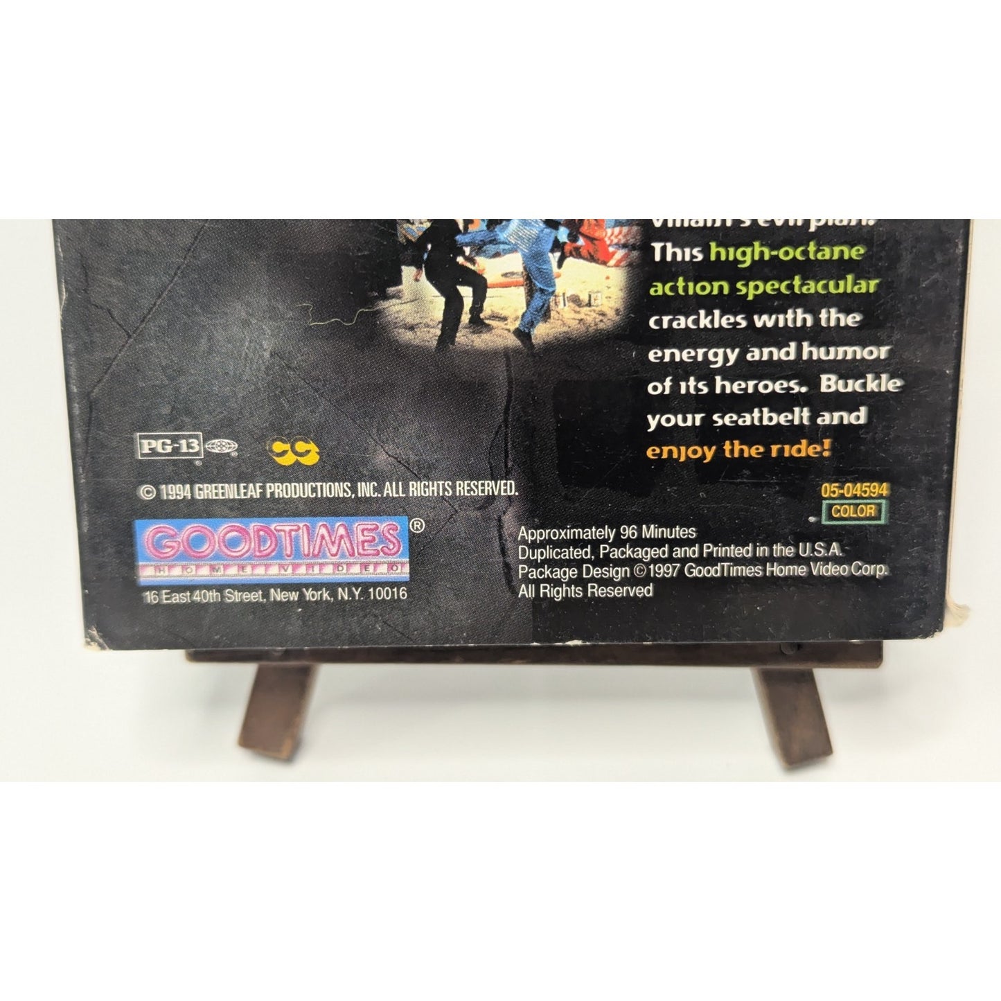 Vintage Double Dragon VHS Tape 1997 Goodtimes Home Video