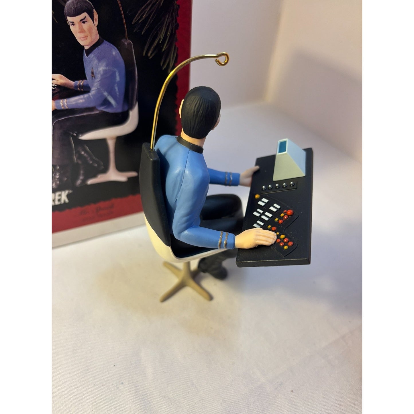 Vintage Hallmark Keepsake Christmas Ornament Star Trek Series Mr Spock 1996 Open