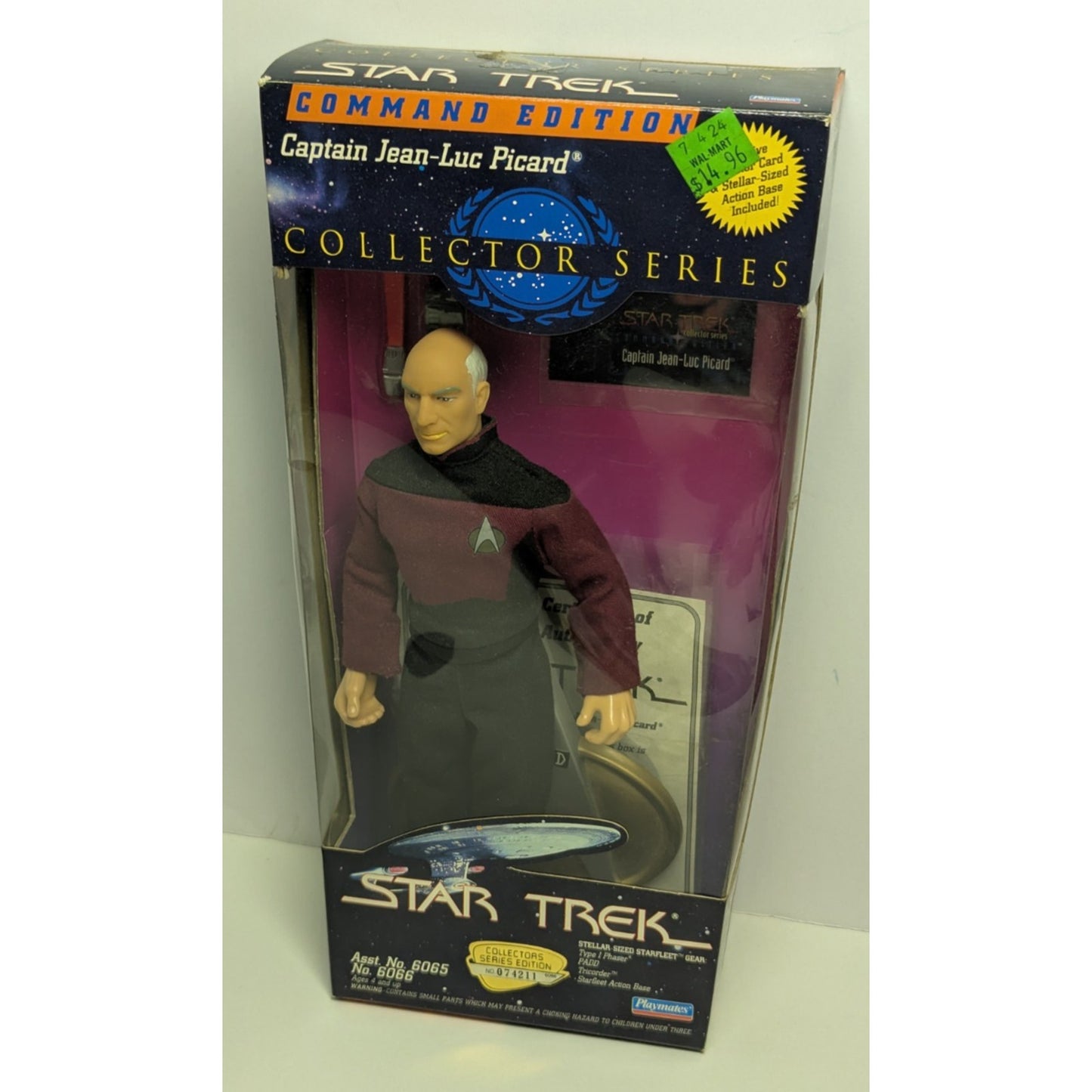 Star Trek Collector Series 9" Command Edition Captain Picard Open Box
