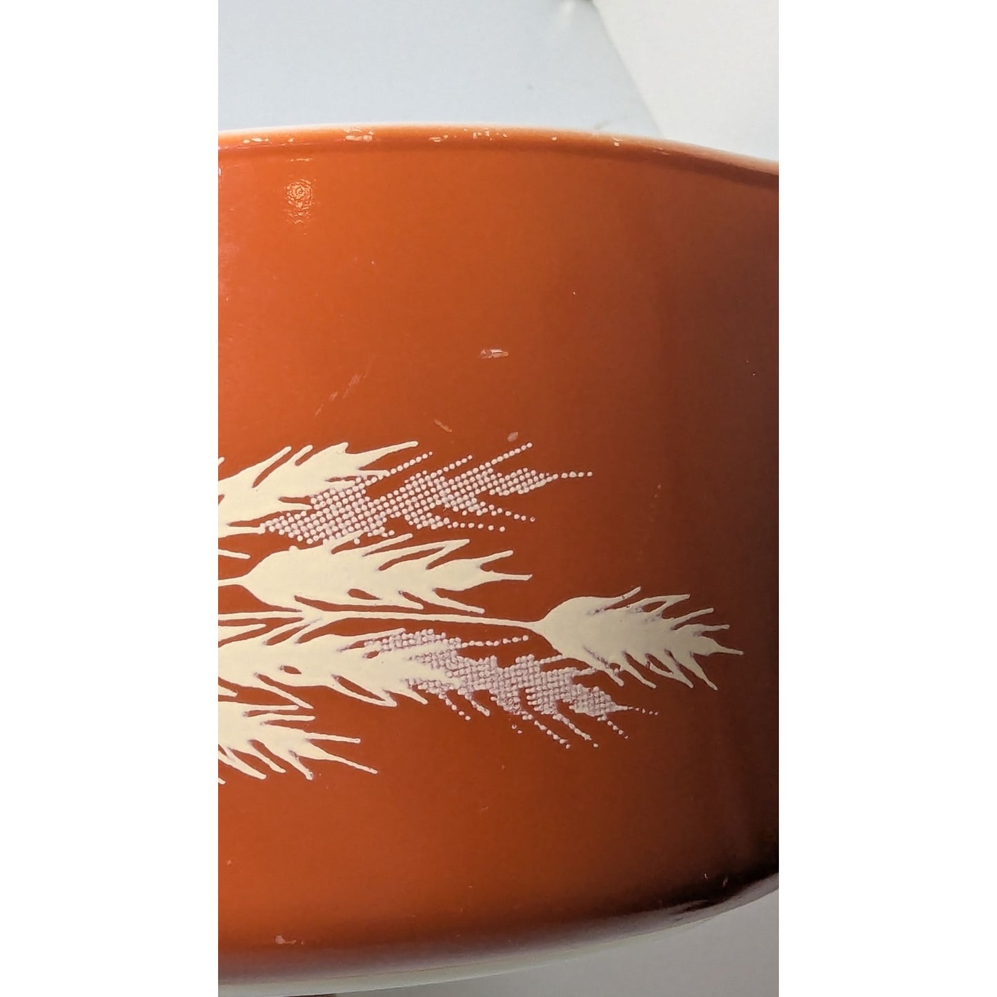 Vintage Autumn Harvest Pyrex Casserole 1 Quart No. 473-B Rust color