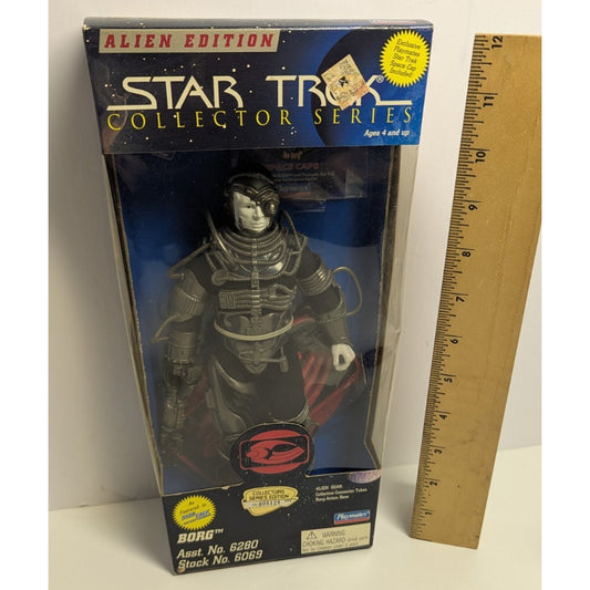 Star Trek Borg 9" Action Figure Alien Edition Collector Series 1995 Playmates
