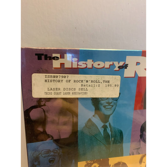 NEW Sealed 1995 THE HISTORY OF ROCK 'N' ROLL 5 LaserDisc Set Documentary