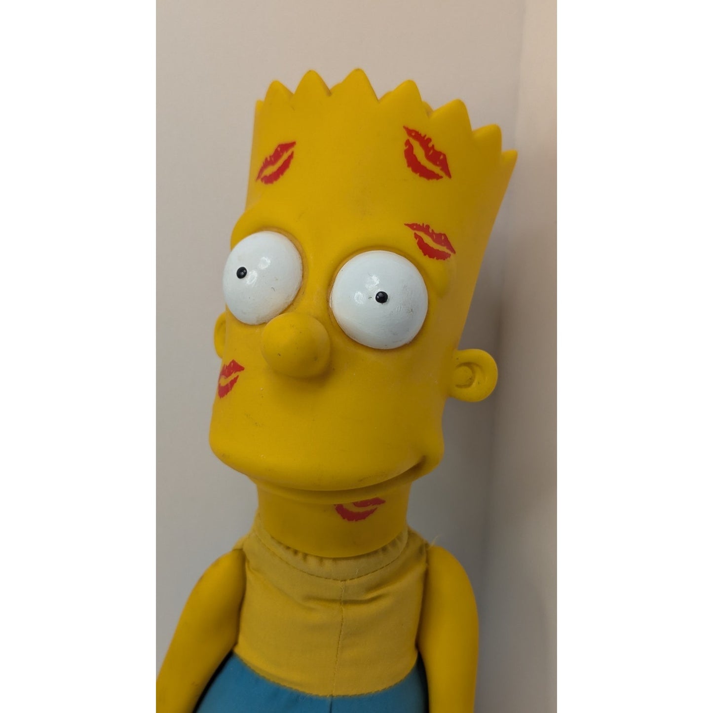 Vintage 90'S Bart Simpson Cooties Man Vinyl & Plush Figure 1990 No Shirt