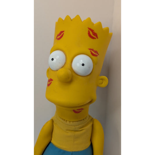 Vintage 90'S Bart Simpson Cooties Man Vinyl & Plush Figure 1990 No Shirt