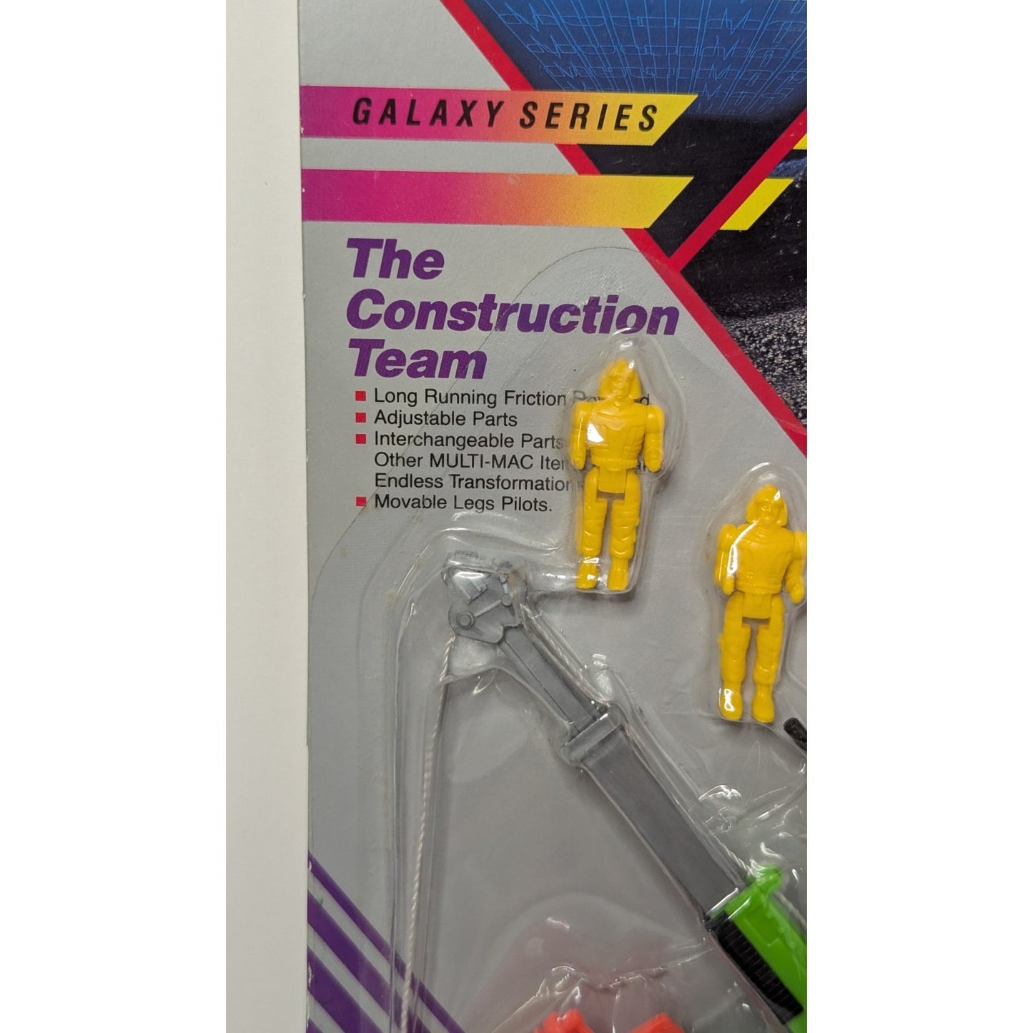 Vintage Silverlit MULTIMAC Building Toys Galaxy Series Crane Trucker