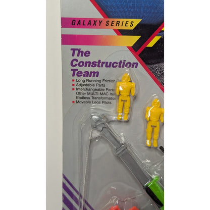 Vintage Silverlit MULTIMAC Building Toys Galaxy Series Crane Trucker