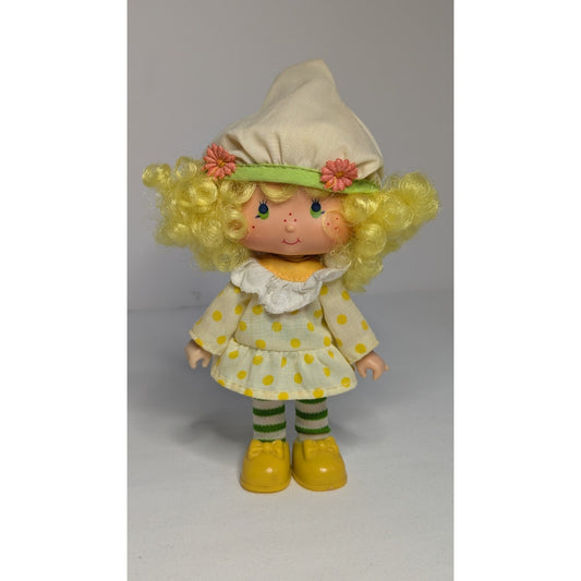 Vintage Strawberry Shortcake Doll LEMON MERINGUE Yellow Figure