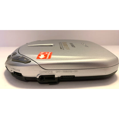 1999 Vtg Sony DE456CK Discman ESP2 Silver Portable Car Ready CD Player Tested