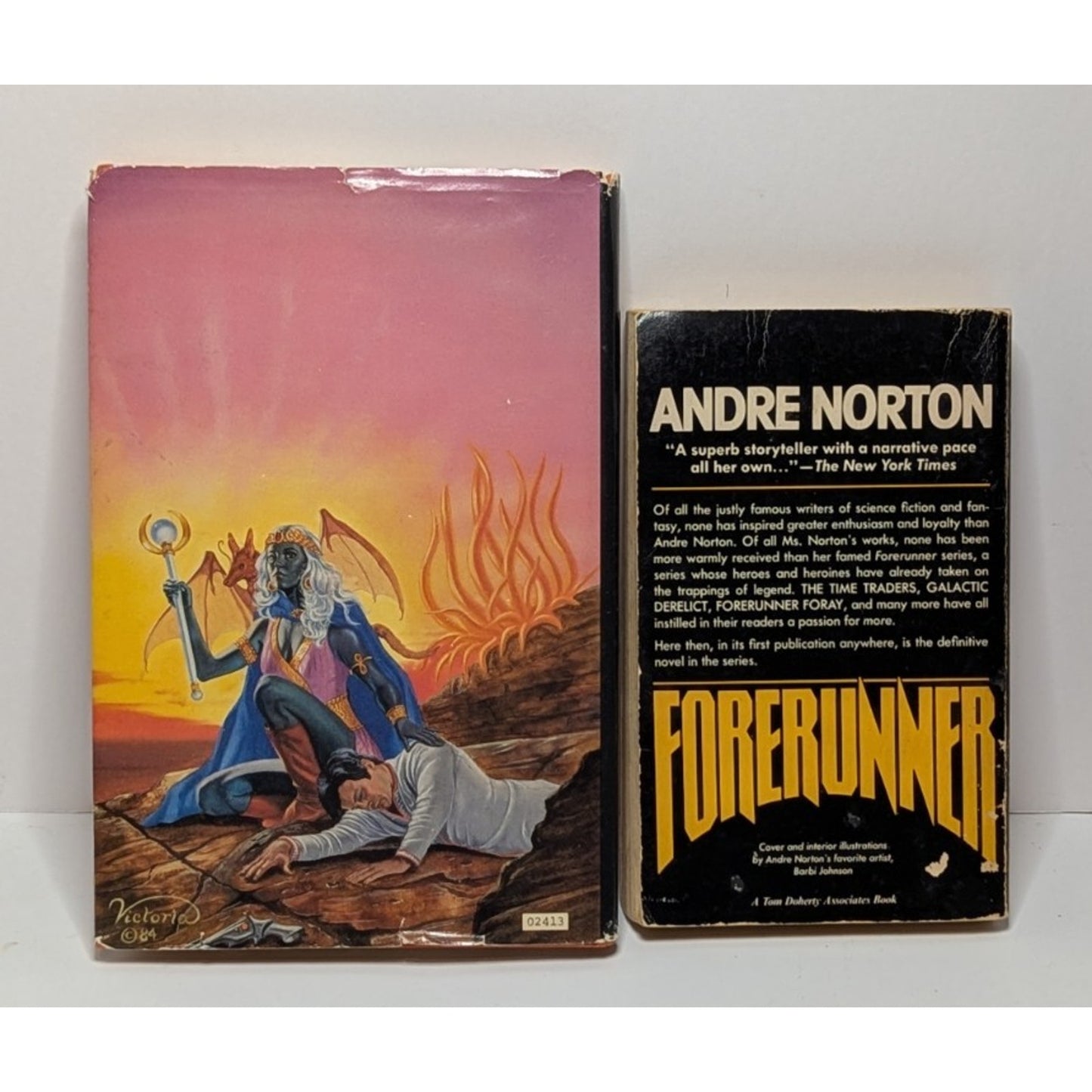 Andre Norton Forerunner, Forerunner: The Second Venture Lot Of 2 Hard/Paperback