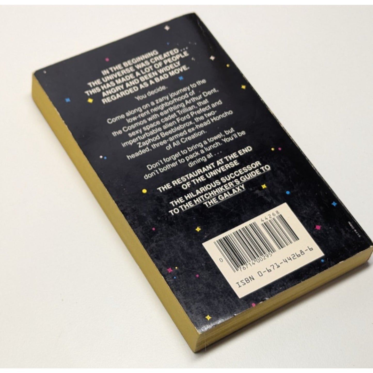 Vintage 1985 So Long/Restaurant at the end Hitchhikers Guide Adams 1st Pocket Books