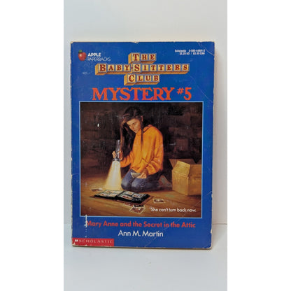 4 Vintage Baby Sitters Club Mysteries Paperback Books #1, 4, 5 &8