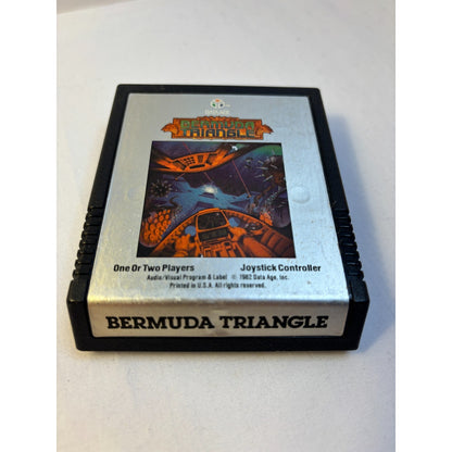 BERMUDA TRIANGLE Video Game Cartridge Atari 2600 7800 1982 Data Age Tested Works