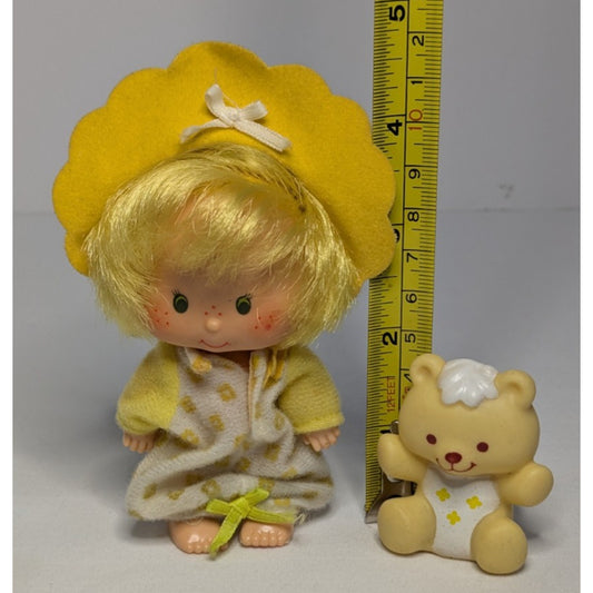 Vintage 1982 Strawberry Shortcake Butter Cookie & Jelly Bear Doll Hong Kong