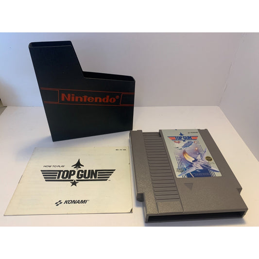 Top Gun (NES, Nintendo, 1987) w/ Manual & Sleeve Tested Working