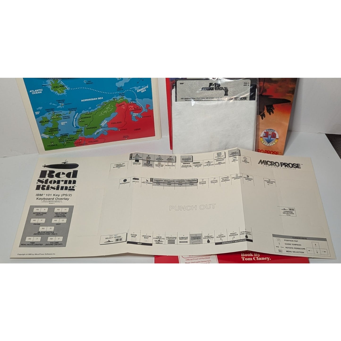 Vintage PC Games Land, Sea, and Air 2! (IBM 5.25" Release) Micro Prose READ