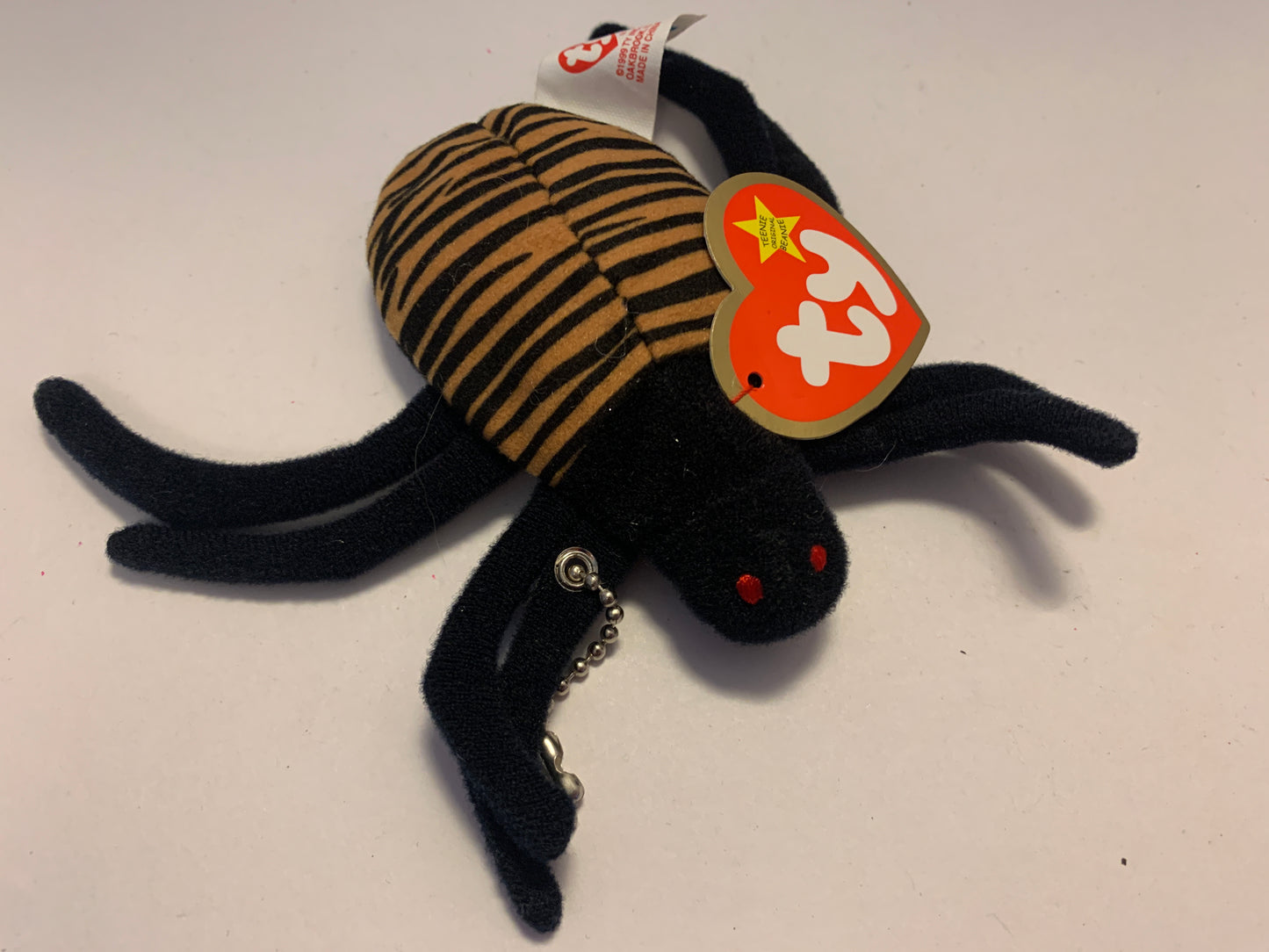 Upcycled 90s Vintage Teenie Beanie Baby Plush Toy Bag Charms Key Chains Purse Decor Accessory