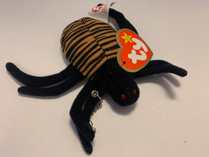 Upcycled 90s Vintage Teenie Beanie Baby Plush Toy Bag Charms Key Chains Purse Decor Accessory