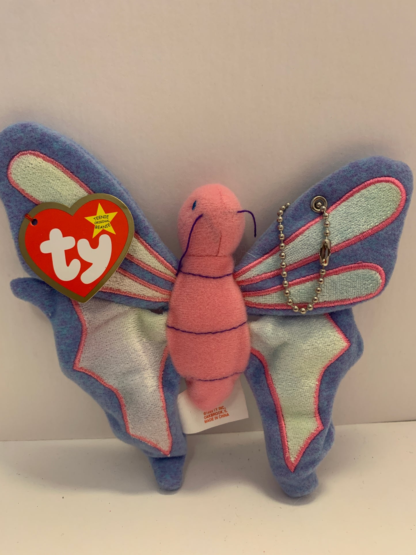 Upcycled 90s Vintage Teenie Beanie Baby Plush Toy Bag Charms Key Chains Purse Decor Accessory