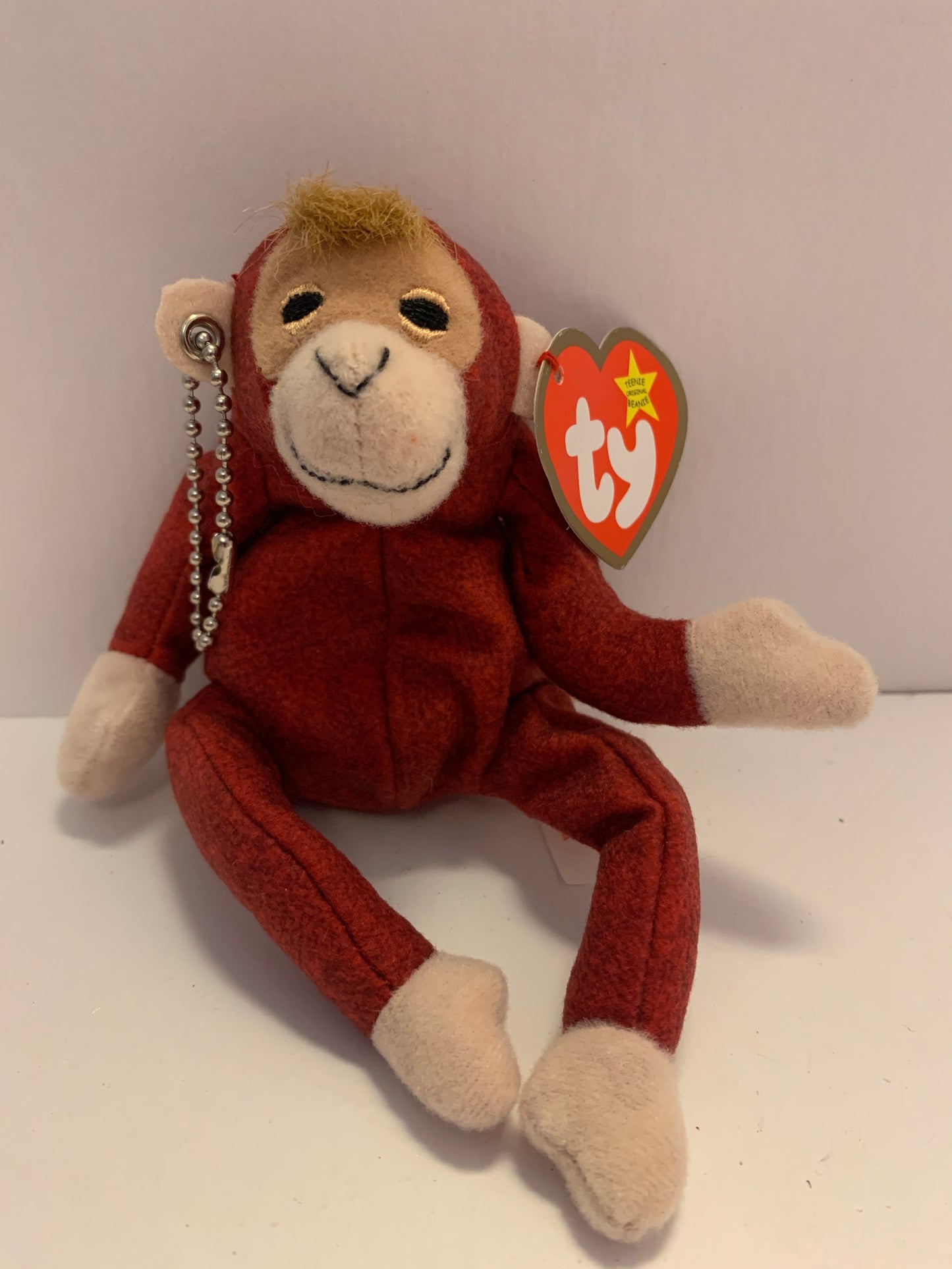 Upcycled 90s Vintage Teenie Beanie Baby Plush Toy Bag Charms Key Chains Purse Decor Accessory